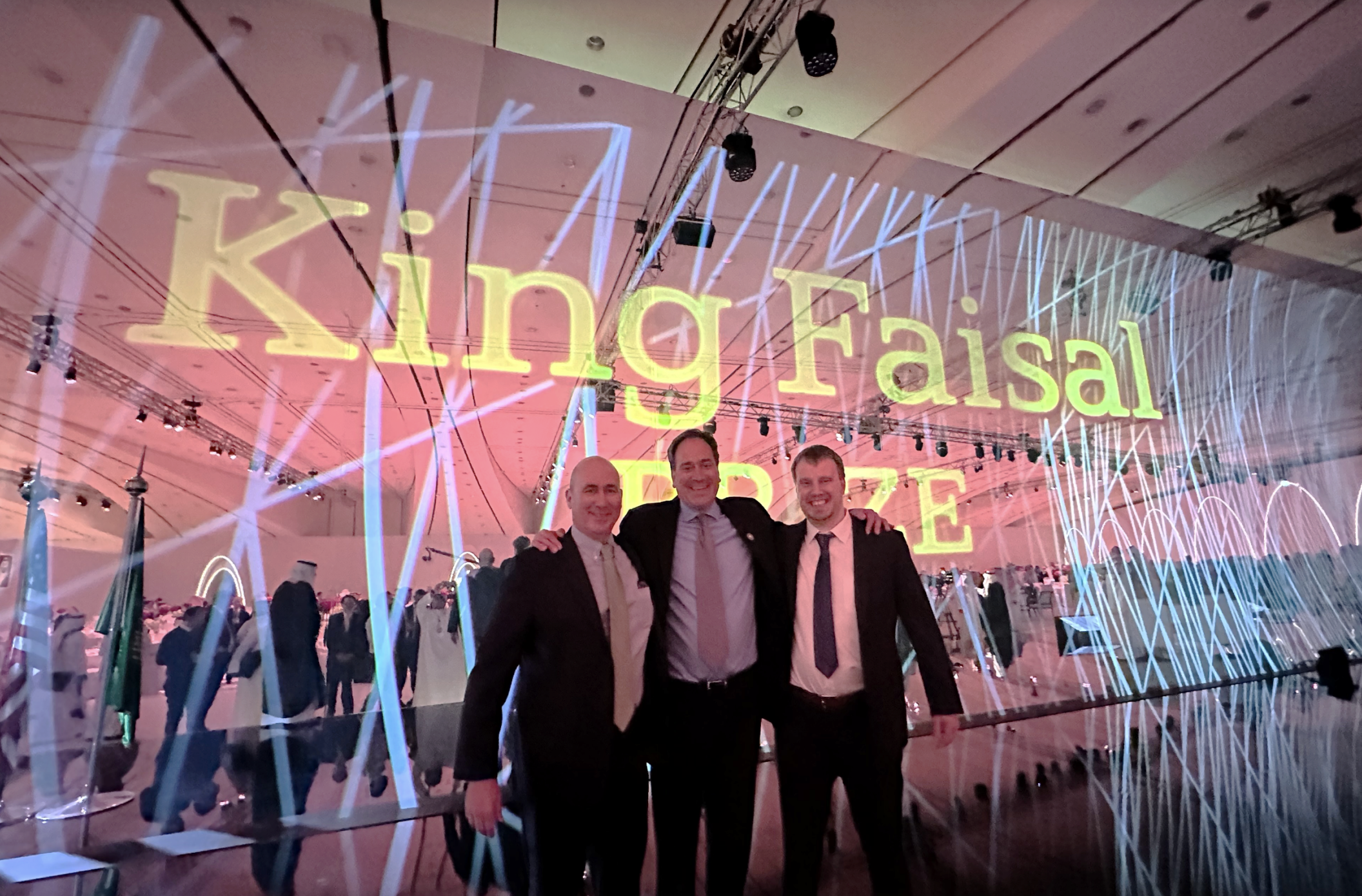 Chad Mirkin and team at King Faisal Award Celebration
